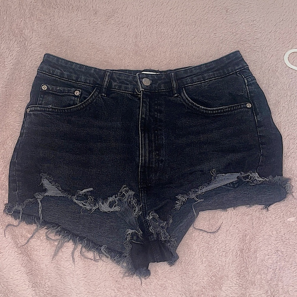 Zara Short Roll Up Jean Shorts!!💙 Size 10